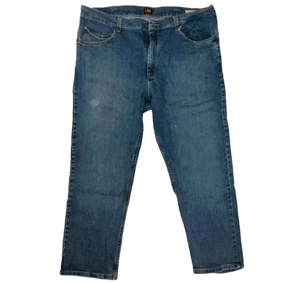 Lee Relaxed Fit Jeans Medium Wash Denim Size 44 X 30 - Picture 1 of 8